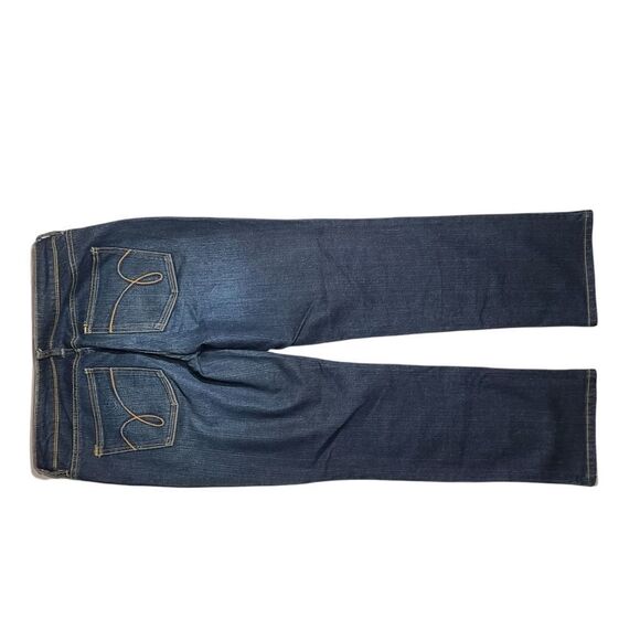Ashley Straight Leg Denim Blue Jeans - Picture 7 of 7
